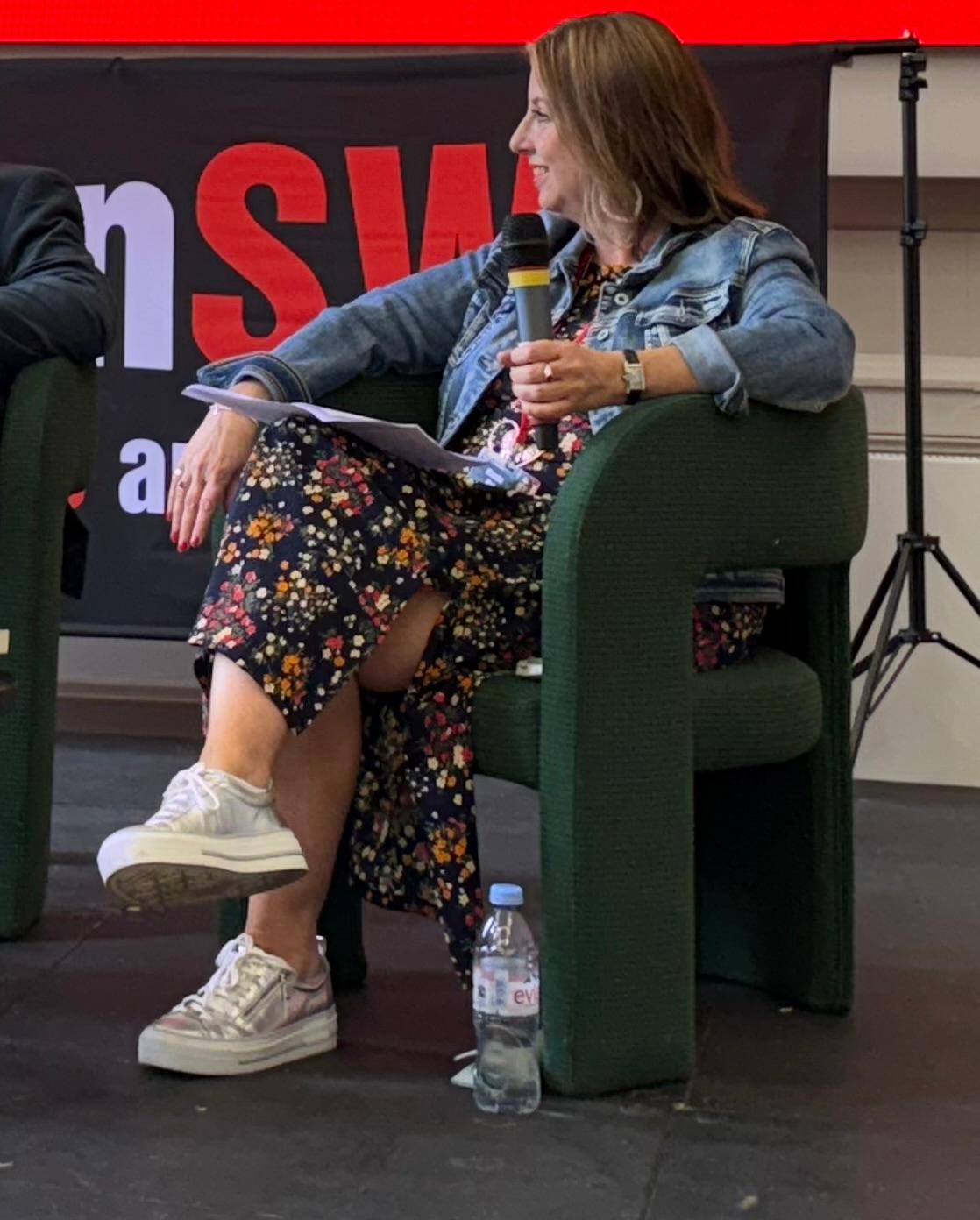 Nicola May at London SWF